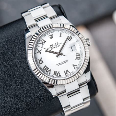 fluted bezel rolex datejust 41|Rolex Datejust 41 white rolesor.